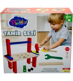 Resim Nessi World 397 Kutuda Ahşap Tamir Seti - Onyıl Oyuncak 