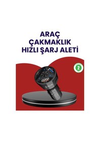 Resim 55w Pd Ve Quick Charge 3.0 Destekli Polygold Araç Şarj Adaptörü Çok Renkli 