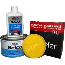 Resim Belco PASTA500GR+CILA250ML +Befar Pastasüngeri+ Meguiars Cilapedi 