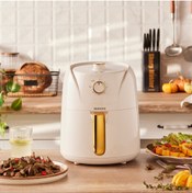 Resim HOMEND KREM RENGİ AIRFRYER 