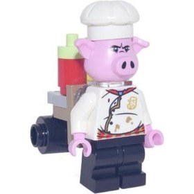 Resim Lego Minifigür Pigsy White Chef Jacket Mk067 