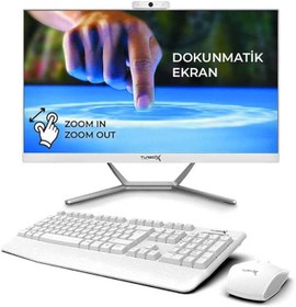Resim Turbox TAx1029 Intel Core i7 6700 16GB DDR4 512GB NVMe 23.8 Dokunmatik Bluetooth Webcam All in One 