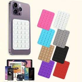 Resim 24-Vakumlu Silikon Telefon Tutucu - Elsiz Montaj Araba, Ayna, Fayans için - Çok Renk Seçeneği (Pembe, Mavi, Yeşil, Mor, Siyah) - Dayanıklı ve Kolay Kurulum 