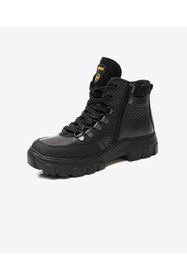 Resim Greyder Erkek Çocuk Siyah Hakiki Deri Bot 3K5NB66649 