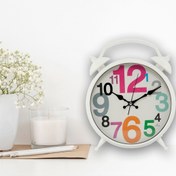 Resim Galaxy Rakam Detaylı Masa Saati - Beyaz - 31 cm 
