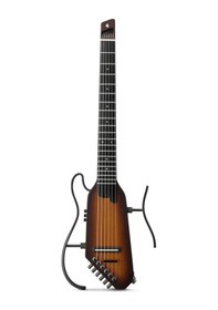 Resim Donner Hush-c Silent Klasik Gitar Sunburst 