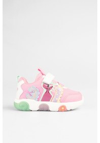 Resim Vicco Number Işıklı Kız Okul Öncesi Pembe Spor Ayakkabı Pembe 