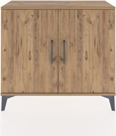 Resim Arges Şifonyer 2 Raflı 2 Kapaklı 88x30x80 Çam-çam Çam 