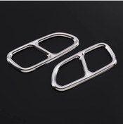 Resim Xuweiwei Mercedes Benz Cla C117 Slk W171 W172 13-16 Için Bright Dörtlü Egzoz Dekor Kapağı 