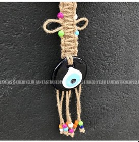 Resim Kelebek Seramik Nazar Boncuk Bahçe Balkon Kapı Duvar Süs Sarkaç (427298499) 