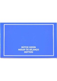 Resim Bütçe Kesin Hesap Ve Bilanço Defteri 