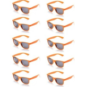 Resim Lovatfirs 10'lu Güneş Gözlüğü Paketi - Uv Koruma, Kadın Erkek Çocuk, Çok Renklituruncuother51 Beyaz 