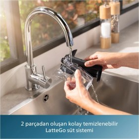 Resim Philips Lattego Premium Tam Otomatik Espresso Makinesi, Tek Dokunuşla 4 Çeşit Içecek + Luciole Lambader 