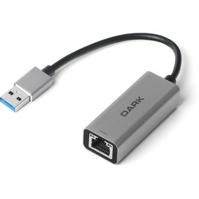 Resim Dark USB 3.0 - Gigabit 10/100/1000 Lan Ethernet Dönüştürücü Adaptör (DK-AC-U3GL3) 