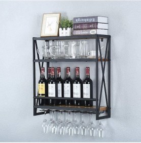 Resim Mutfak Rafı Mutfak Duvar Rafı Bardaklık Kadehlik 