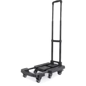 Resim Balatlı 6 Tekerli Katlanabilir ve Ayarlanabilir Taşıma Arabası 200 kg 