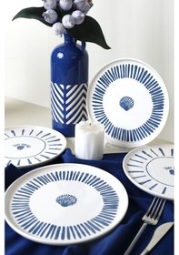 Resim Keramika Ocean Muse Nordıc Pasta Tabağı 22 Cm 4 Adet 22953-54 Çok Renkli 