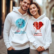 Resim Sen Benim Dünyamsın Sevgili Sweatshirt 
