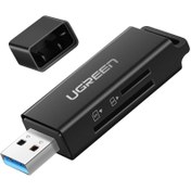 Resim Ugreen USB 3.0 SD ve Micro SD Kart Okuyucu Siyah 