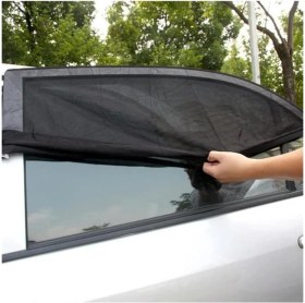 Resim Ankaflex Araba Yan Cam Perdesi Sineklik Araç Oto Güneşlik Örtü Perde Kılıf 