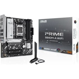 Resim Asus Prıme B840M-A Wıfı Ddr5 7600MT/S 1xhdmı 2xdp 3xm.2 Am5 (Amd Am5 9000/ 8000/ 7000 Seri Işlemci Uyumlu) 