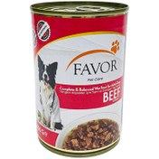 Resim Favor Biftek Etli Köpek Konservesi 400 Gr 