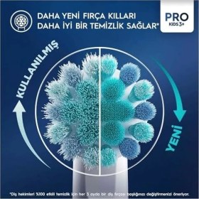 Resim MWX Teknoloji Oral-B Çocuk Için Şarjlı Diş Fırçası Yedek Başlığı 2 Adet 