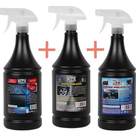 Resim Yağmur Suyu Kaydırıcı Üçlü Araç Bakım ve Temizlik Seti 1 Lt 