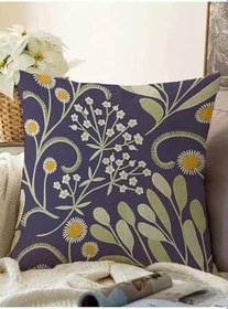 Resim RealHomes Soyut Tasarımlı Dijital Baskılı Dekoratif Raşel Örme Yastık Kırlent Kılıfı, Sonil-KRyl231-55x55cm 