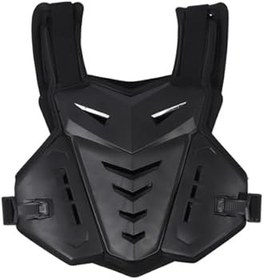 Resim WALFRONT Motosiklet Zırh Ayarlanabilir Yelek Hafif Göğüs Koruması Siyah Meme Koruması Geri 