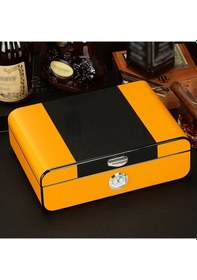 Resim Falconetti Karbon Fiber Desen Humidor Puro Kutusu rc41 