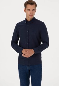 Resim U.s. Polo Assn. Nova025k Lacivert Erkek Gömlek 2225592 Lacivert 