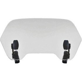 Resim Motosiklet Ön Siperlik Uzatma Deflektör Unıversal Model Motor Ön Siperlik Uzatma Şeffaf Çok Renkli 