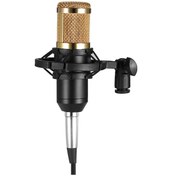 Resim Moveevo Bm800 Profesyonel Kondenser Mikrofon - Gürültü İzolasyonlu, Metal Ağız Korumalı, Ses Kartı Gerektiren Stüdyo Kayıt Cihazı 