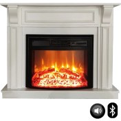 Resim Dlc Mikanos Ses Efektli ve Bluetooth'lu Sütunlu Elektrikli Şömine 1800W 