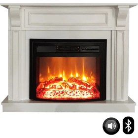 Resim Dlc Mikanos Ses Efektli ve Bluetooth'lu Sütunlu Elektrikli Şömine 1800W 