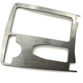 Resim Lemestar Mercedes-benz C180 C200 W204 Sol Sağlam Orta Konsol Kapağı Dekoratif Çerçeve - Gümüş Renk 