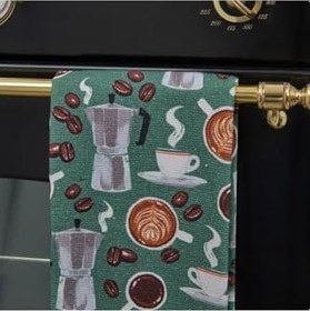 Resim Soft Dapur Mutfak Havlusu - Yeşil - 40X66 Cm 