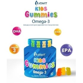 Resim Atavıt Kıds Omega 3 Gummıes 60 Adet 