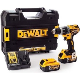 Resim Dewalt DCD796P2-QW 18V 5.0 Ah Li-ion Çift Akülü Kömürsüz Profesyonel Darbeli Matkap 