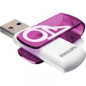 Resim Verto Phılıps FM64FD05B, 64GB, USB 2.0, Vivid, Mor, Flash Disk 