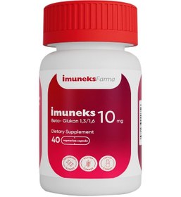 Resim İmuneks Farma İmuneks 10 mg Beta Glukan (1,3/1,6) içeren Takviye Edici Gıda 40 Kapsül 