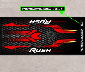 Resim RUSH İçin Tasarlanmış Motosiklet Matı - MM7292 - Standart / 260cm x 100cm 