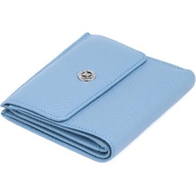 Resim Mavi Deri Kadın Cüzdan - S1CB00005627-I6T 