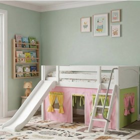 Resim Mubu Ahşap Çocuk Odaları Prenses Çadırlı Ranza 