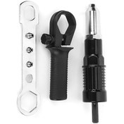 Resim Maiyame Dayanıklı Alaşım Çelik Elektrikli Perçin Tabanca Adaptör Seti, Hızlı Ve Pratik Kullanım 