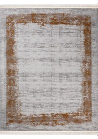 Resim Nexus Halı Elva 01 Serisi Triko Akrilik Salon Oturma Yatak Odası Halısı Gri - Kahve 