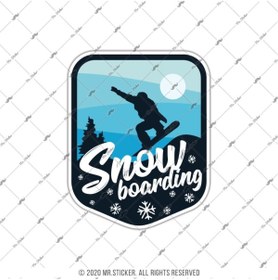 Resim Bay Etiket Hbg104 Snowboarding Yazili Etiket 