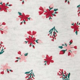 Resim Carter's Layette Christmas Kız Bebek Body Pantolon 3’lü Set - Kırmızı / 18 Ay 