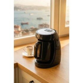 Resim Acar Ultimate Pro Keyifle Türk Kahve Makinası Siyah 